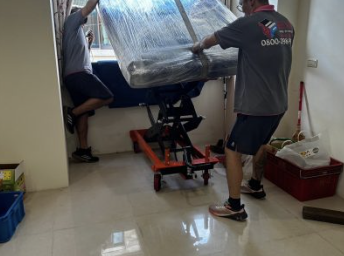 洗衣機搬運前準備－滾筒式