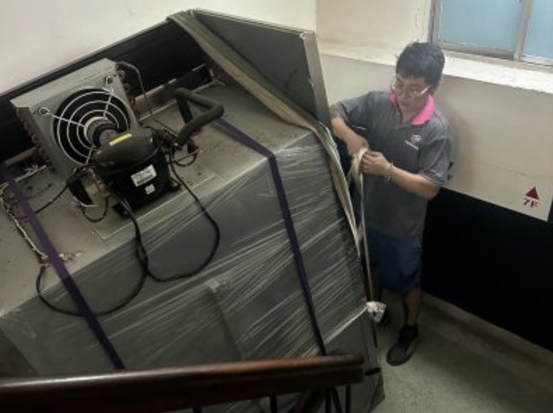 冰箱搬運防護流程